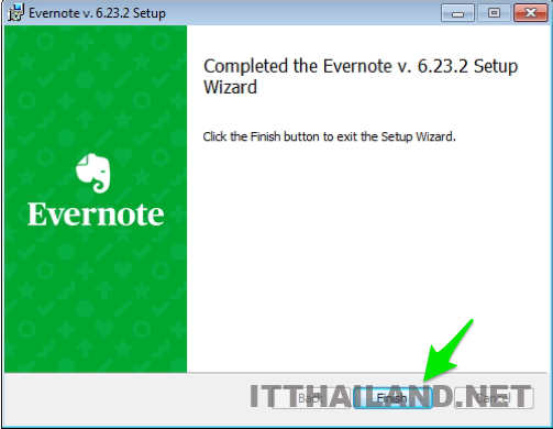 ดาวน์โหลดและติดตั้ง Evernote สำหรับ Windows 7