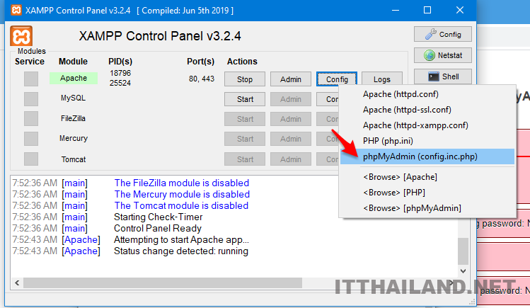 Enable login phpmyadmin on Xampp 3