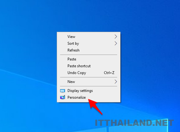 การเพิ่ม Desktop Icon บน Windows 10 3