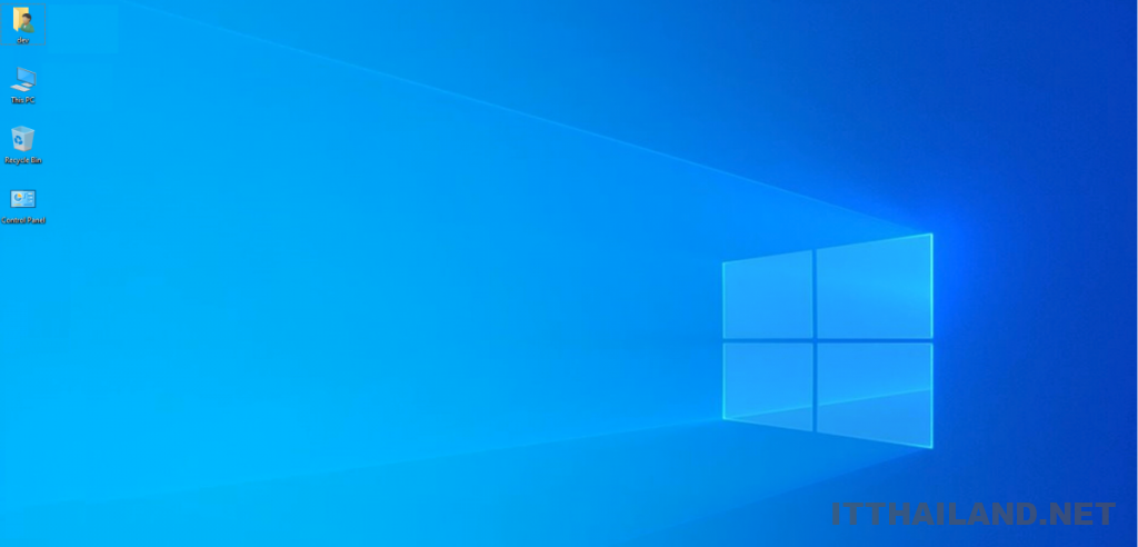 การเพิ่ม Desktop Icon บน Windows 10 8