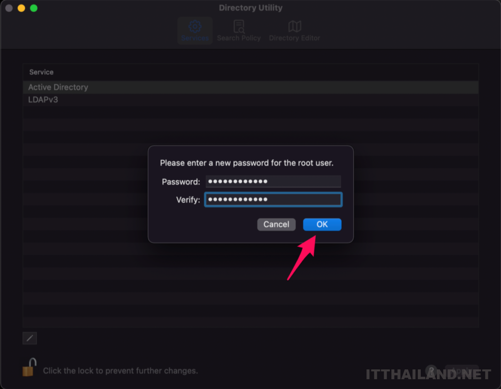 การตั้งค่ารหัสผ่าน root บนระบบ macOS 11 การตั้งค่ารหัสผ่าน root บนระบบ macOS 11