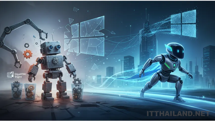 ไมโครซอฟท์เตรียมถอดเอนจิน EdgeHTML ของ Edge ตัวเก่าออกจาก Windows 1