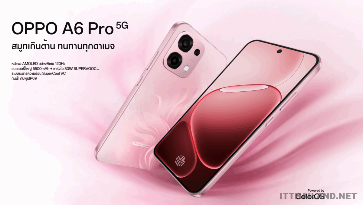 OPPO เปิดตัว OPPO A6 Pro 5G “สมูทเกินต้าน ทนทานทุกดาเมจ” 1 Screenshot 2568-09-25 at 14.59.00.png