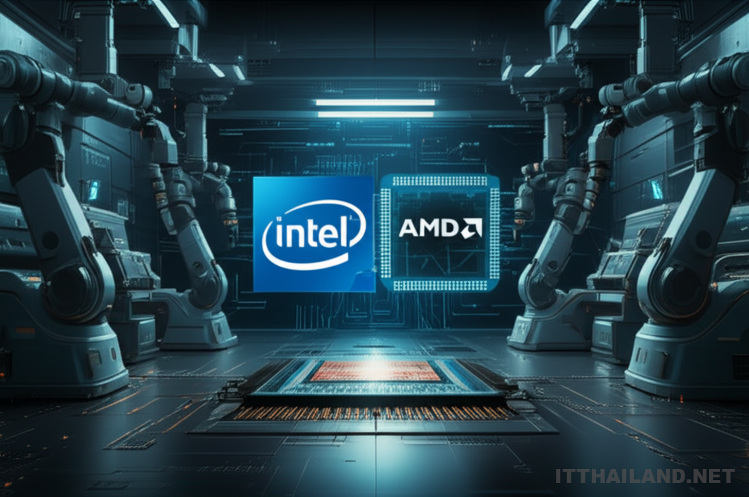 Intel เจรจา AMD ใช้บริการผลิตชิปจากโรงงานของ Intel 1 2805b3fb-6827-81b0-a813-eacfa48217b9.png