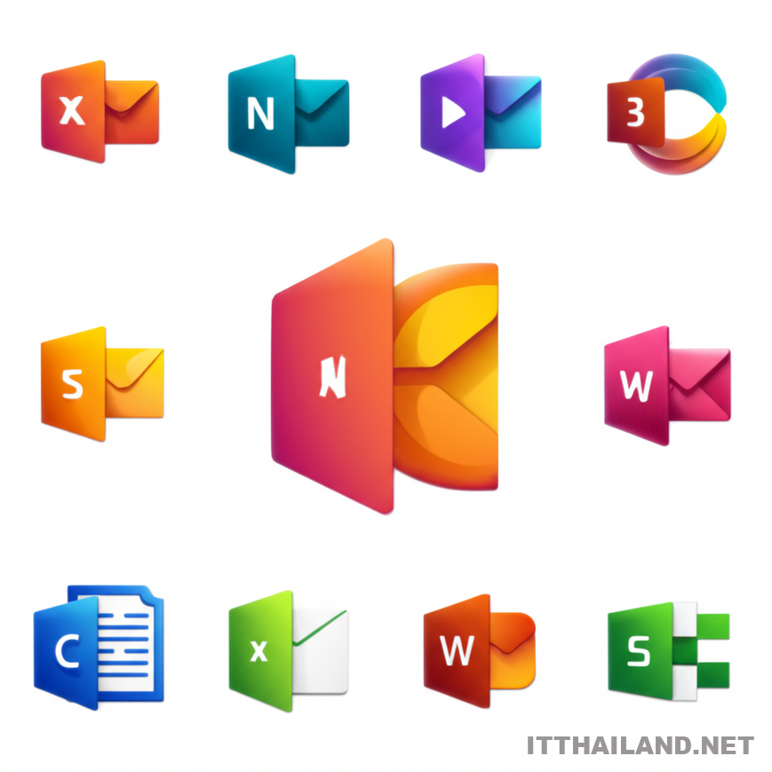 ไมโครซอฟท์เปลี่ยนดีไซน์ไอคอนใน Microsoft 365 หลังจาก 7 ปี ใช้สีสันสดใสและเส้นโค้งใหม่ 1 2805b3fb-6827-81f1-b3dc-f13481accdb4.png